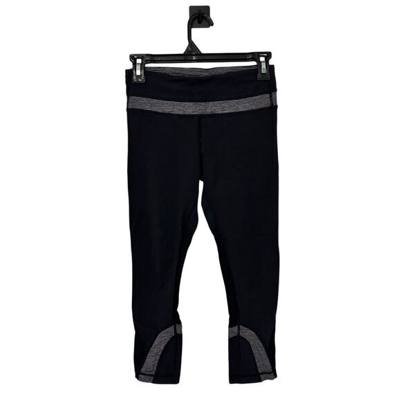 lululemon athletica Pants - 🖤✨ Lululemon Inspire Cropped Black Leggings Size 4 - Strong Girl Chic 💪🏃‍♀️